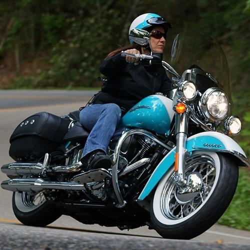 Custom Harley-Davidson Painted Half Shell Motorcycle Helmet