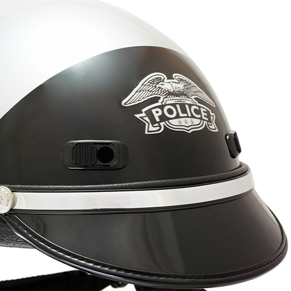 Motorcycle Helmet Police Decal