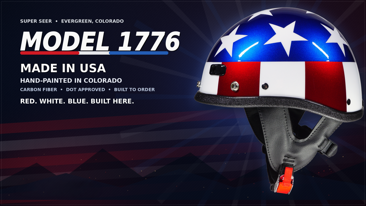 american made bike helmets Red, White, Blue—and Built Here: Why a Patriotic Motorcycle Helmet Should  Be Made in America