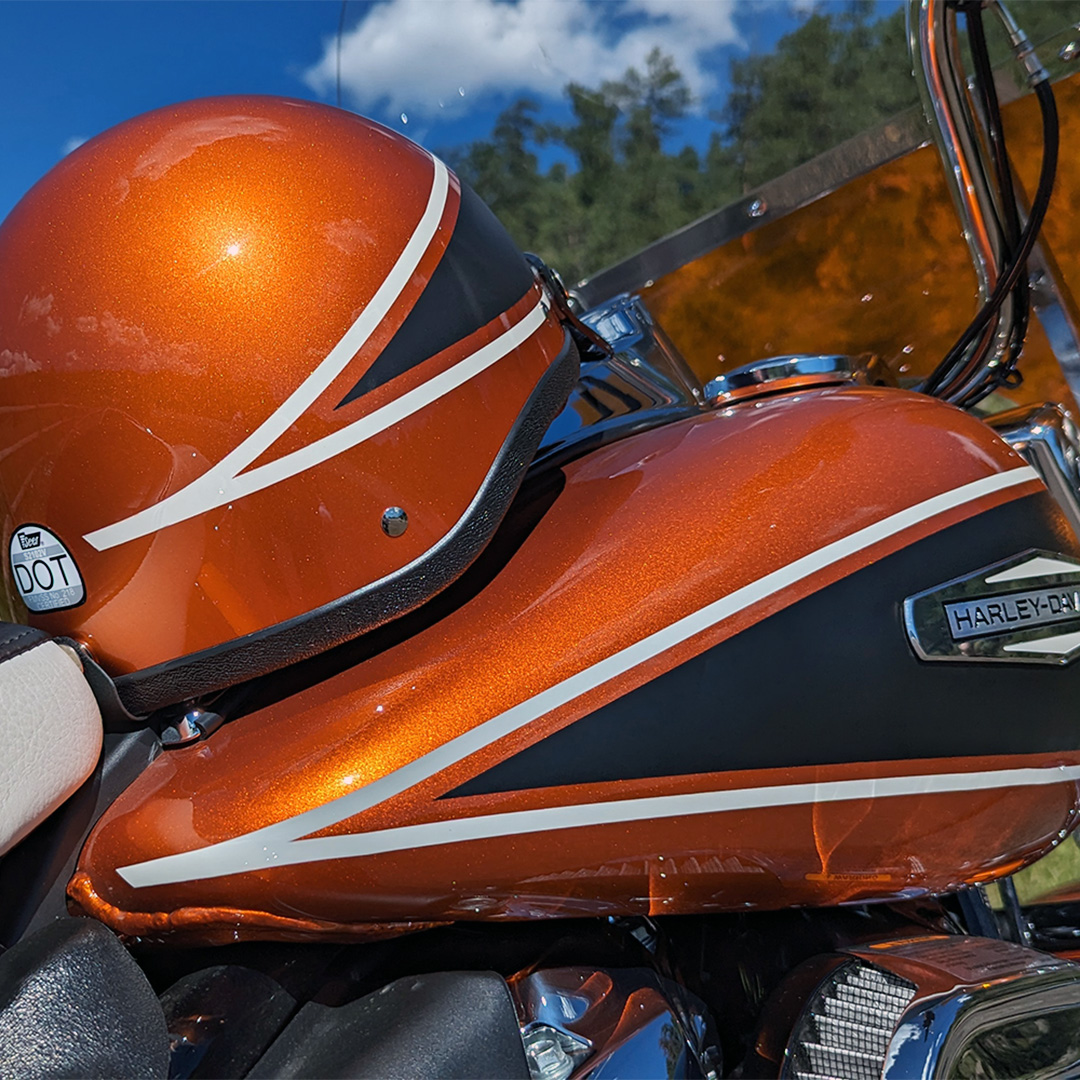 American made half shell motorcycle helmet for Harley-Davidson Highway King Motorcycles