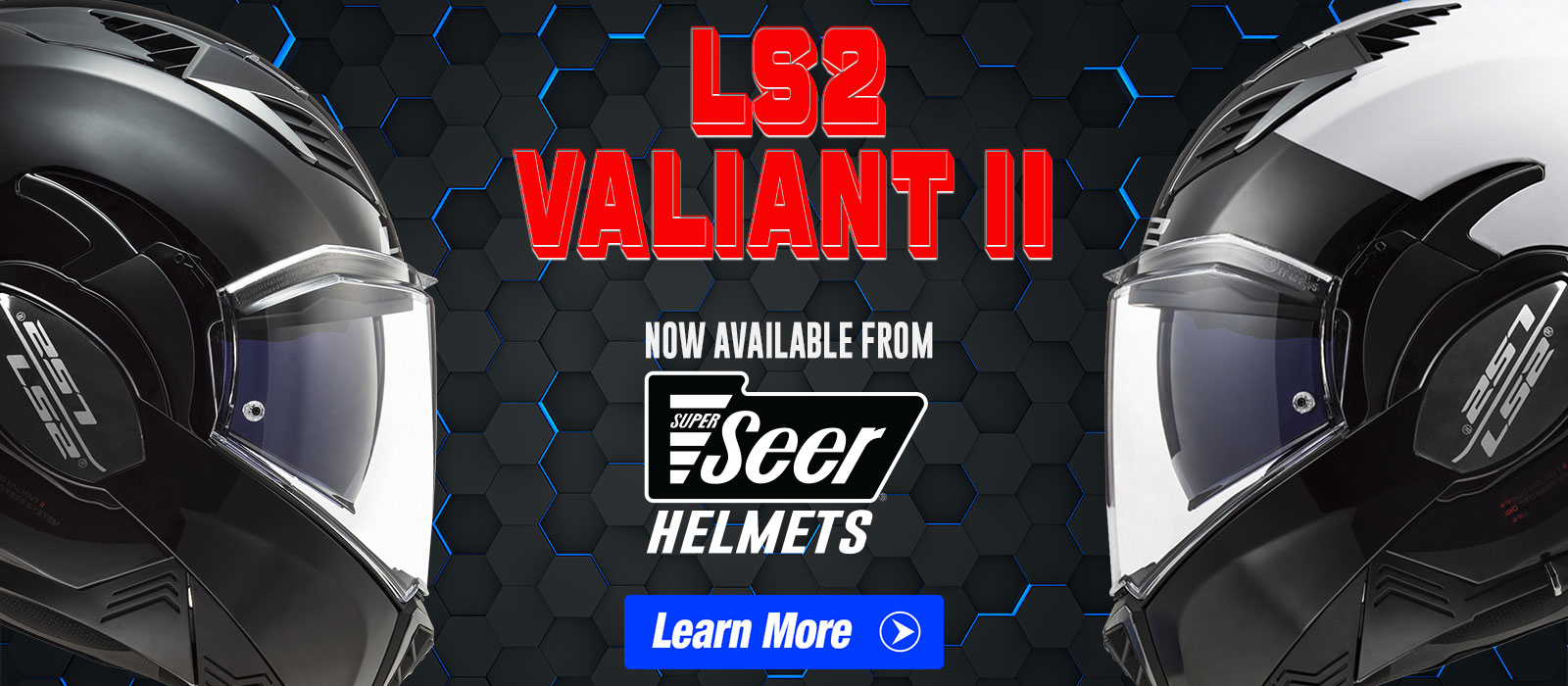 LS2 Valiant II Police Modular Motorcycle Helmet
