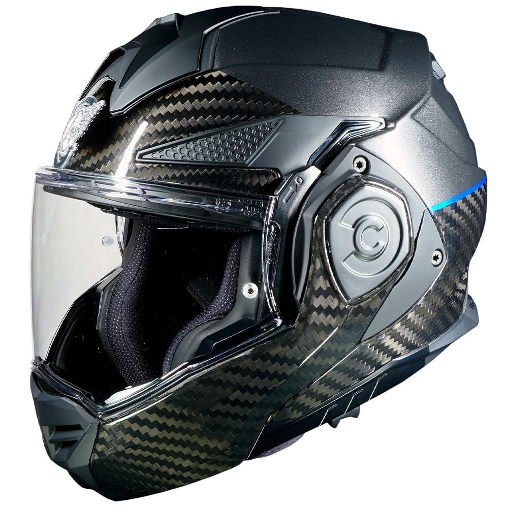 LS2 Advant X Slate Grey and Carbon Fiber