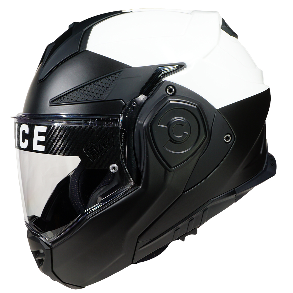 LS2 Advant X Carbon painted Matte Black with Gloss White
