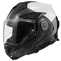 White and carbon high trim LS2 Advant X Carbon helmet paint option