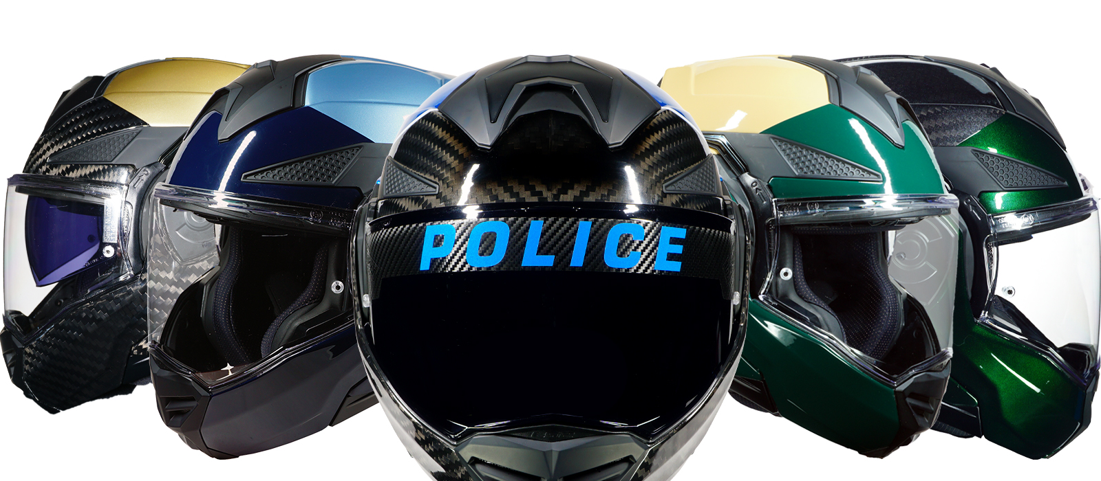 LS2 police helmet color options