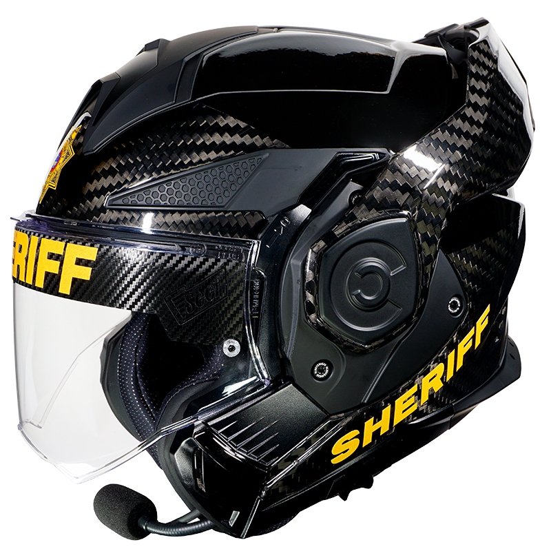 LS2 Advant X White and Carbon Fiber Low Trim