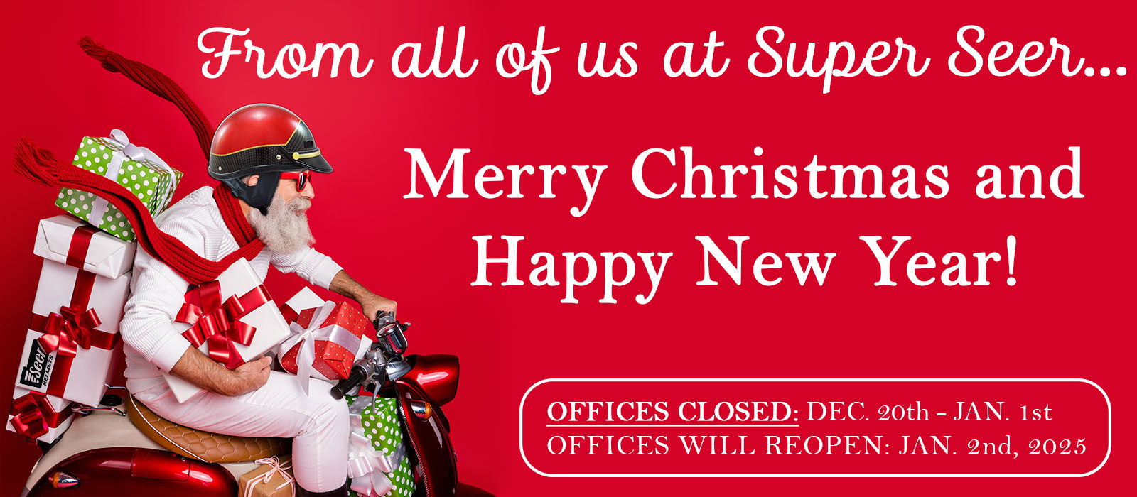 Merry Christmas from All of Us at Super Seer!