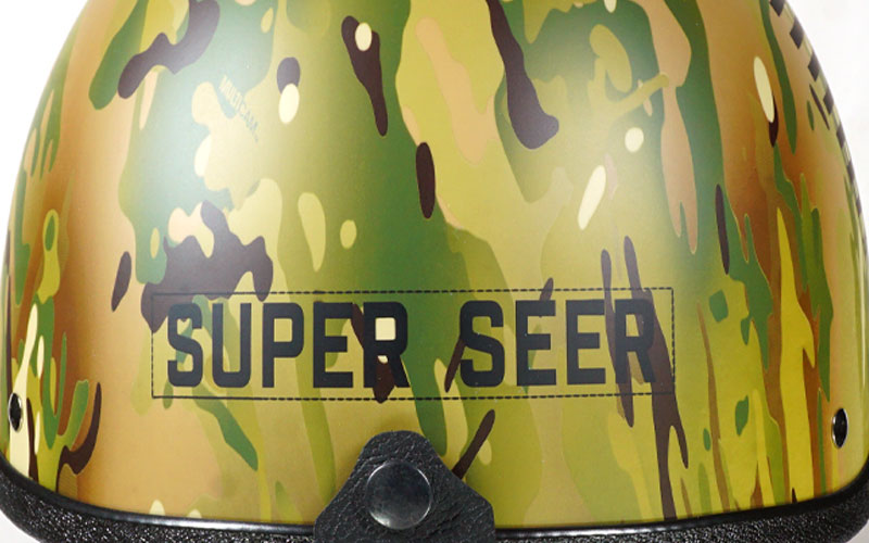 Rear close-up of the military ID tape style nameplate