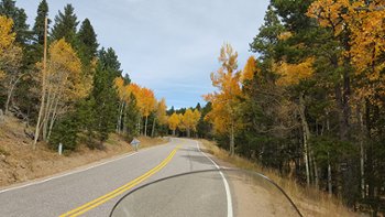 Fall motorcycle ride with Super Seer Helmets