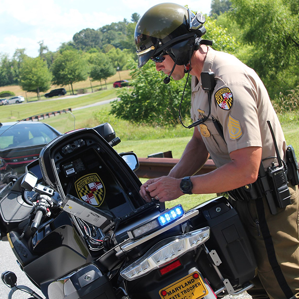 Seer S2108 Carbon Fiber Custom Color Police Motorcycle Helmet
