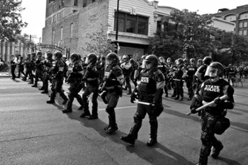 Police in Riot Gear