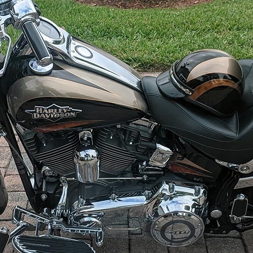Seer Half Shell Motorcycle Helmet - Harley-Davidson Custom Paint Colors