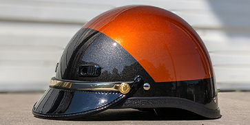 Super Seer Carbon Fiber Custom Color Half Shell Motorcycle Helmet