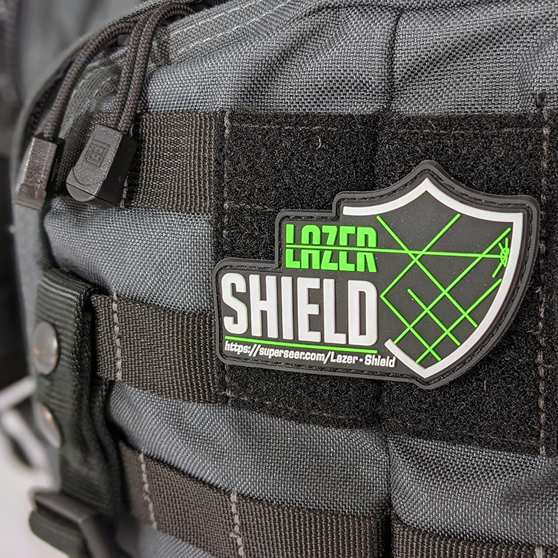 Lazer-Shield velcro patch