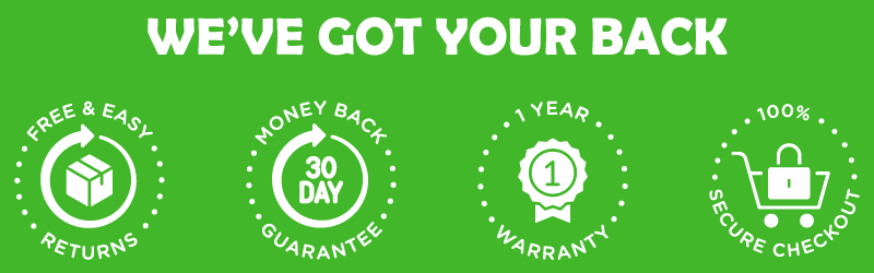 Super Seer has you covered with Free returns and a 30 day money back guarantee!
