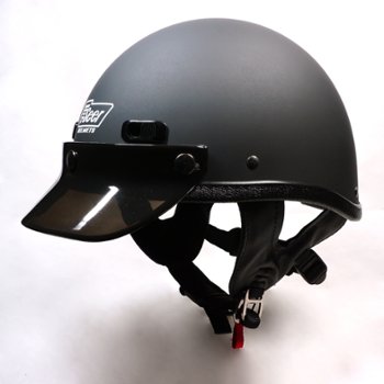 Seer matte black motorcycle helmet