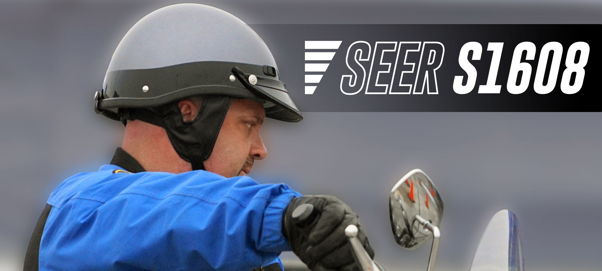 Super Seer S1608 Fiberglass Motorcycle Helmet