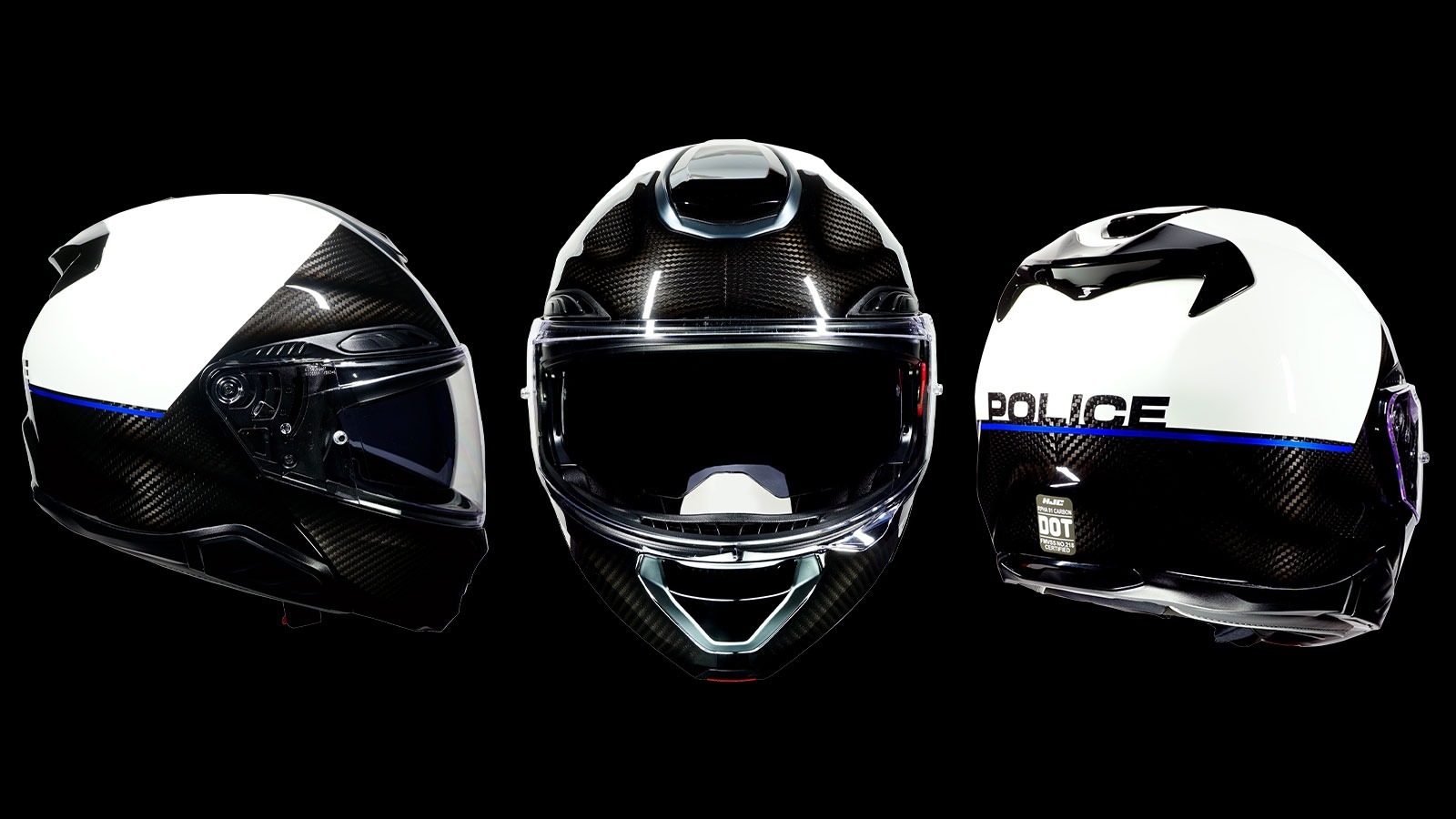 HJC RPHA-91 Carbon Police Helmet Details