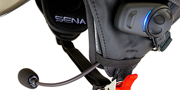 SENA Bluetooth Communication Headsets for Half Shell Motorcycle Helmets