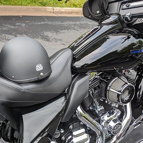 Seer Matte Carbon Fiber Half Shell Motorcycle Helmet