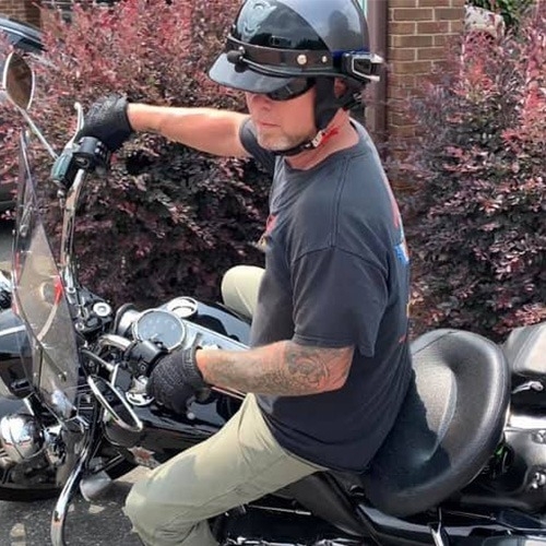 Seer Half Shell Motorcycle Helmet - Harley-Davidson Charcoal Pearl and Vivid Black