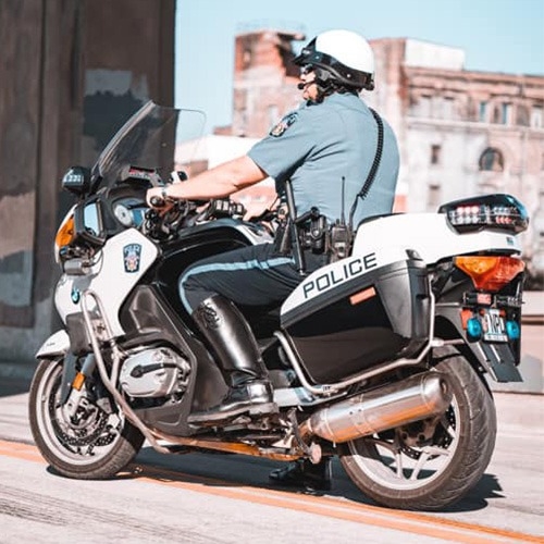 Seer White and Carbon Fiber Motorcycle Helmet