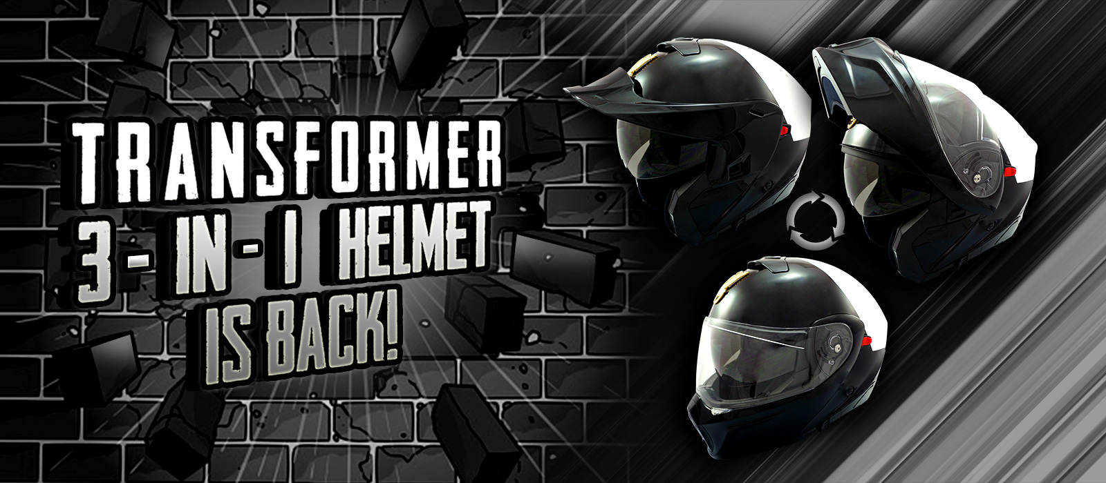 Seer Police Motorcycle Transformer Helmet