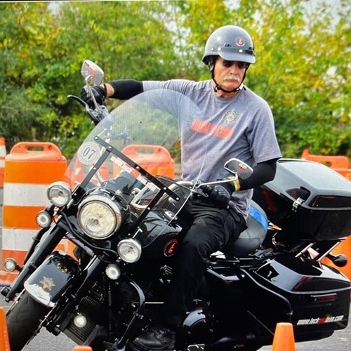 Seer Half Shell Motorcycle Helmet - Solid Harley-Davidson Vivid Black