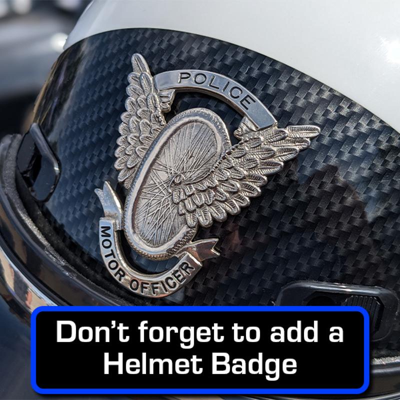 thumbnail image 2 of British Police Rose Top Bobby Helmet With Bedfordshire Police Badge – Rust Hut 2 of 10