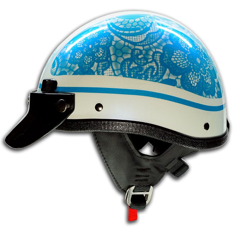 
S2102 Carbon Fiber Touring Helmet - Lace Design