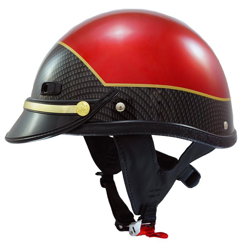 
S2108 Carbon Fiber Touring Helmet - Carbon Fiber Pattern, Two Colors