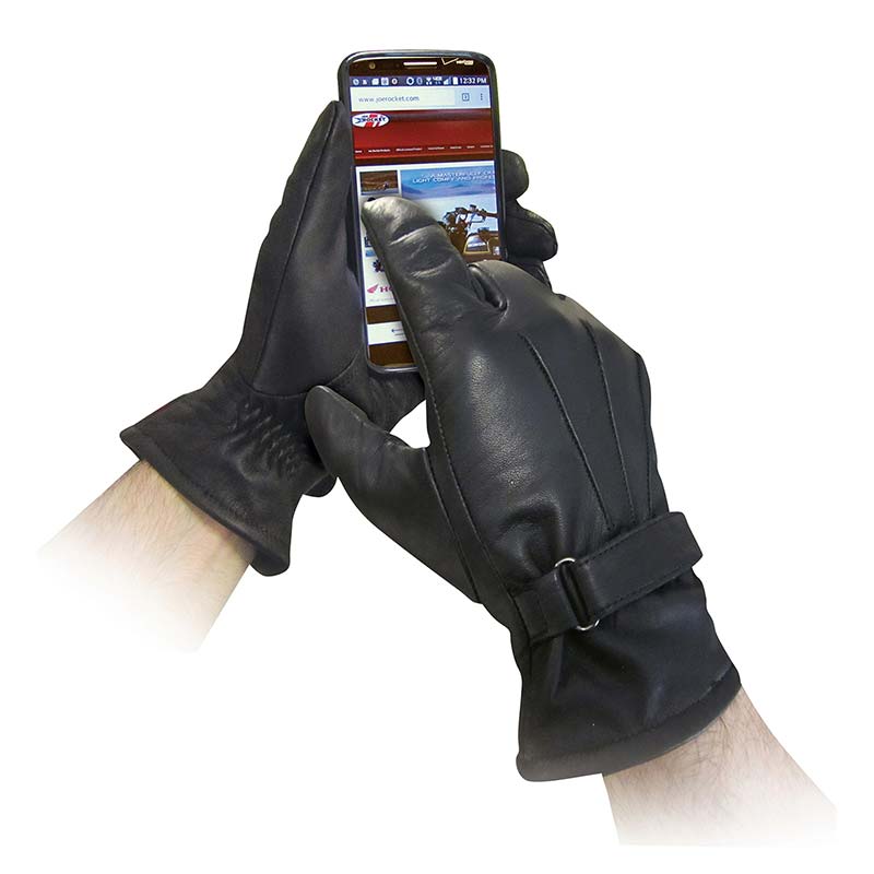 
    S-3004 Jet Black Lined Glove