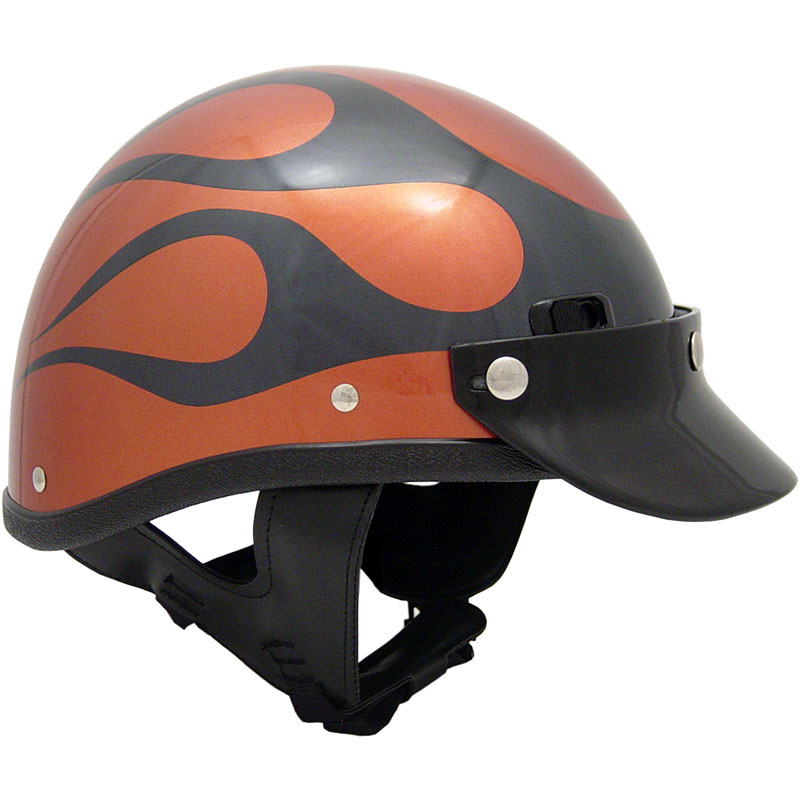 
    S2102 Carbon Fiber Touring Helmet - Flame Color