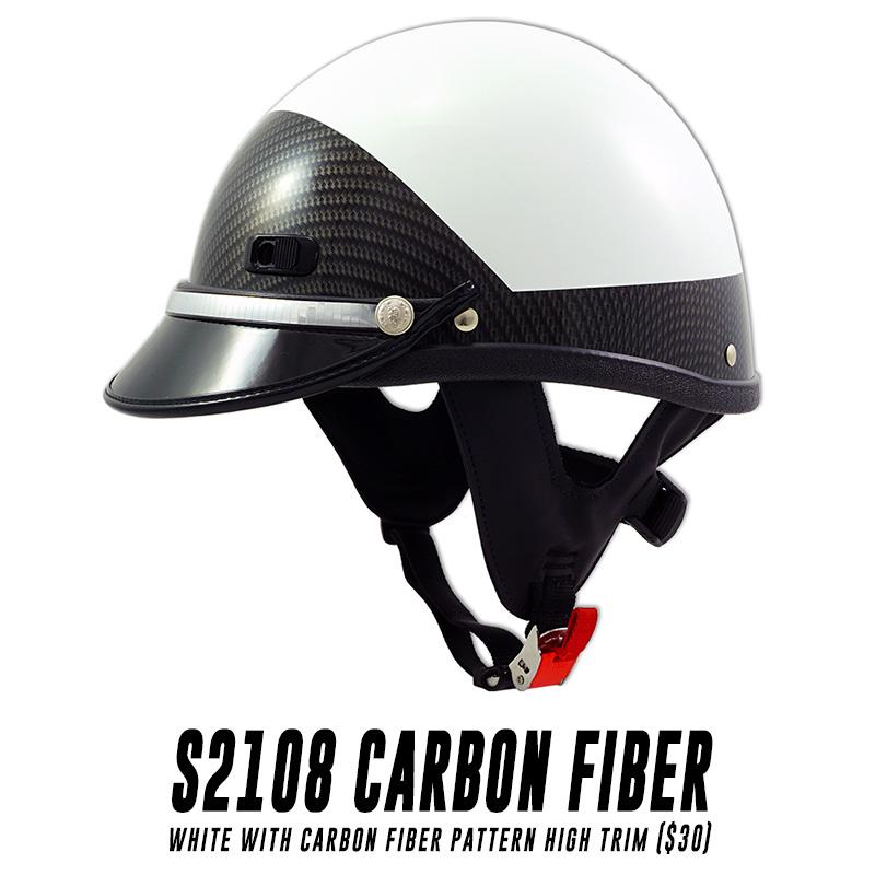 
    S2108 Carbon Fiber Helmet - Two Colors