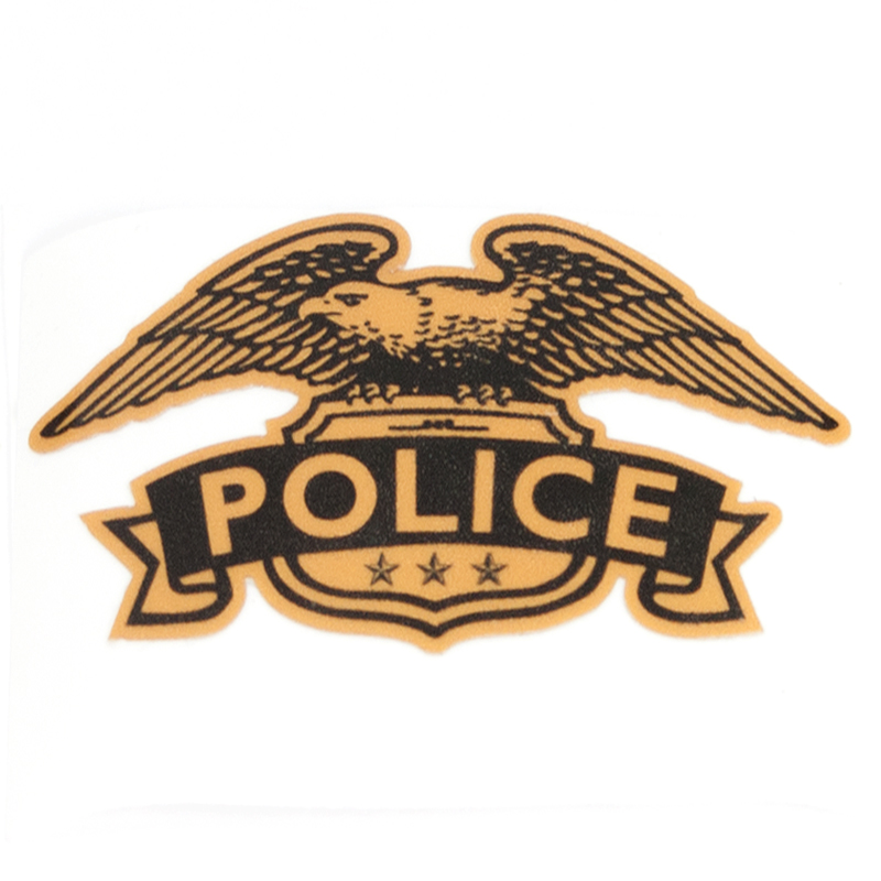 
    S-8058-1 Police Decal - Gold